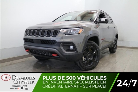 2023 Jeep Compass Trailhawk 4x4 UCONNECT 10,1 PO NAV CAMERA 360 for Sale  - DC-23415  - Desmeules Chrysler