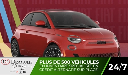 2024 Fiat 500E Électrique Uconnect 10,25po Navigation Cam recul for Sale  - DC-186218  - Desmeules Chrysler