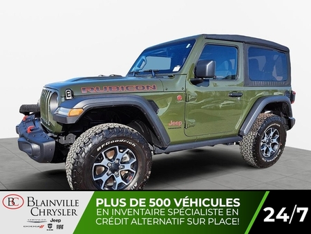 2022 Jeep Wrangler RUBICON 4X4 MANUELLE 6 VITESSES GPS TOIT SOUPLE for Sale  - BC-P4503  - Blainville Chrysler