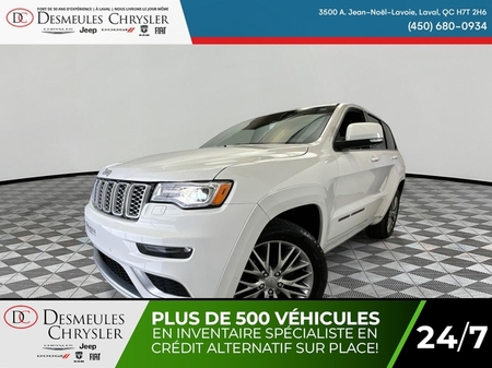2018 Jeep Grand Cherokee Summit 4x4 Uconnect 8,4po Navigation Cuir Toit ouv for Sale  - DC-S4945  - Desmeules Chrysler
