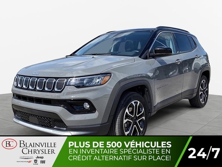 2022 Jeep Compass Limited 4x4 UCONNECT CAMERA DE RECUL for Sale  - BC-22828  - Desmeules Chrysler