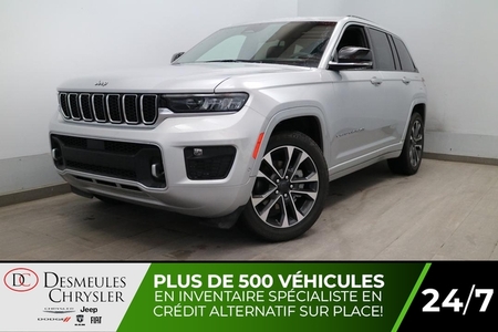 2024 Jeep Grand Cherokee Overland 4x4 Uconnect 10.1po Navigation Cuir Nappa for Sale  - DC-24127  - Desmeules Chrysler
