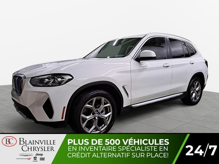 2022 BMW X3 xDrive30i MAGS 19 PO TOIT PANORAMIQUE for Sale  - BC-22782A  - Desmeules Chrysler