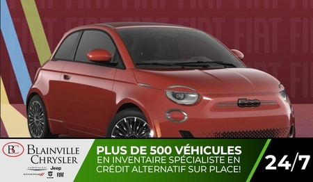2024 Fiat 500E Électrique Uconnect 10,25po Navigation Cam recul for Sale  - BC-186268  - Blainville Chrysler