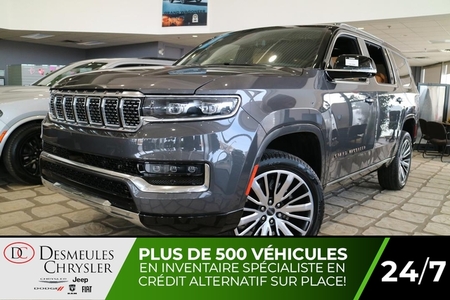 2023 Jeep Grand Wagoneer Series III 4x4 UCONNECT 12 PO NAV TOIT PANORAMIQUE for Sale  - DC-23520  - Blainville Chrysler