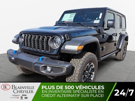 2024 Jeep WRANGLER 4XE Rubicon Unlimited hybride 4X4 UCONNECT 12 POUCES for Sale  - BC-40123  - Desmeules Chrysler