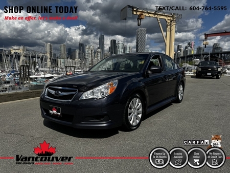 2010 Subaru Legacy 3.6R LIMITED AWD for Sale  - 9863007  - Vancouver Pre-Owned