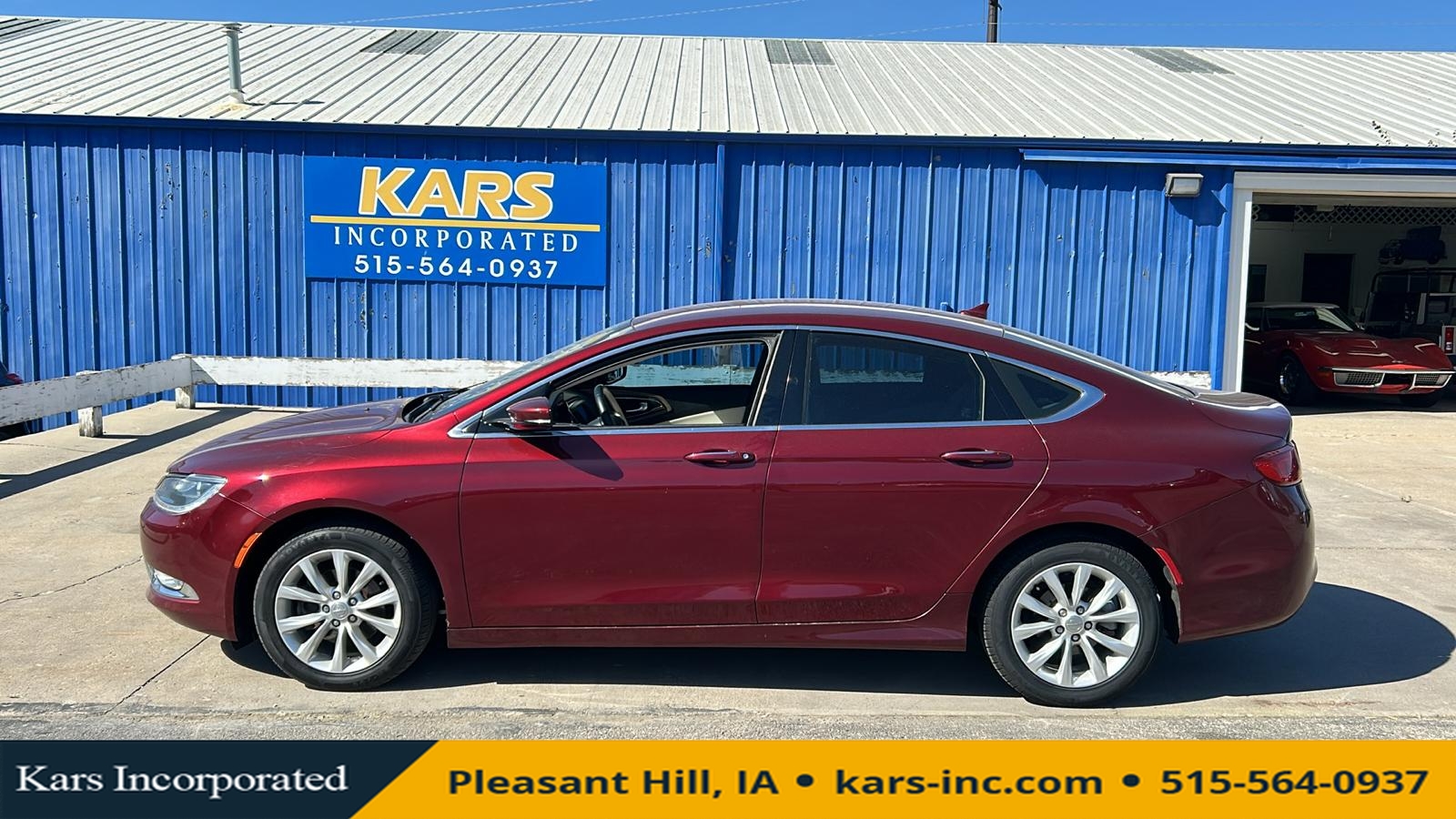 2015 Chrysler 200 C  - F25299P  - Kars Incorporated