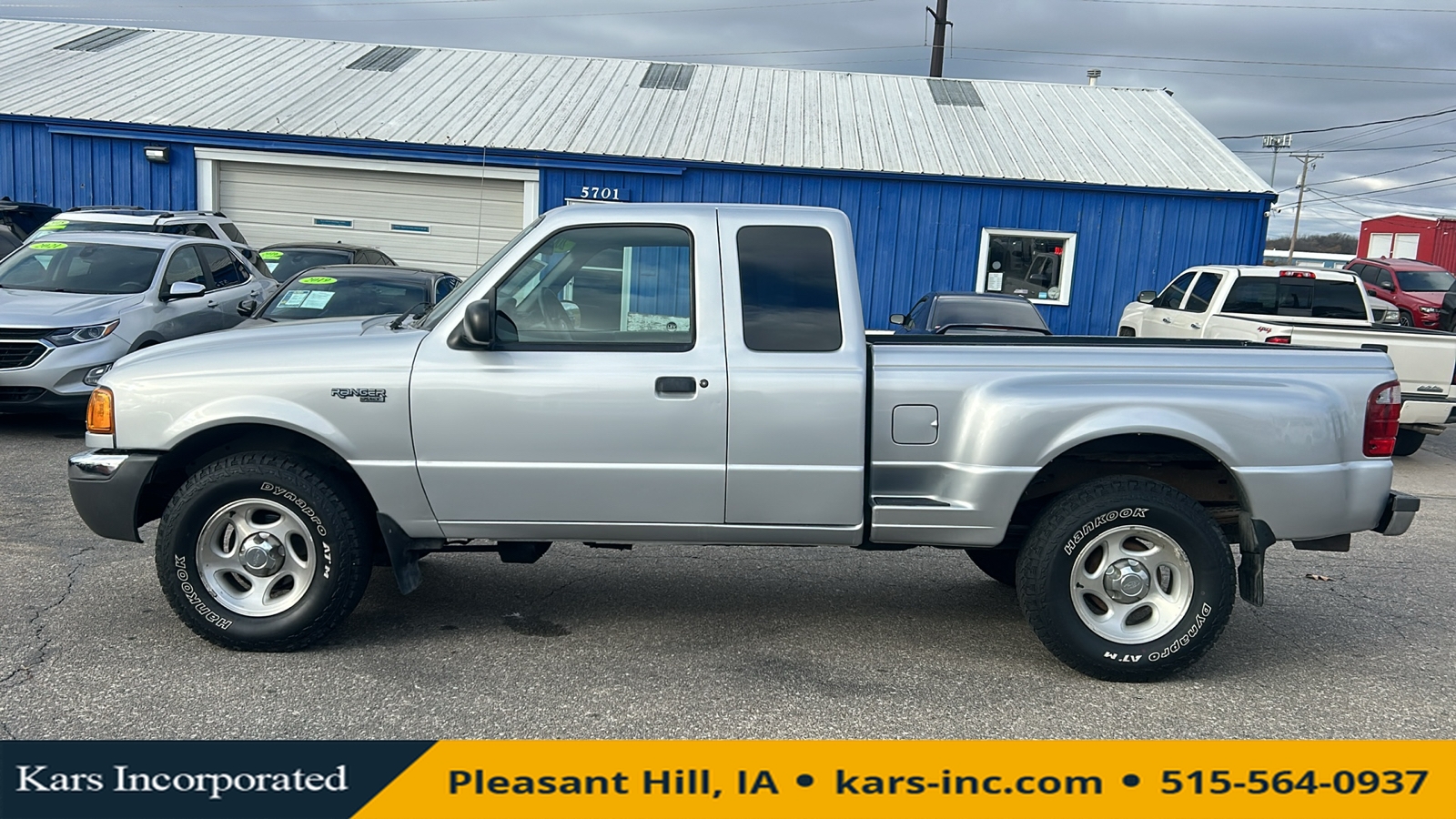 2001 Ford Ranger SUPER CAB 4WD  - 168261P  - Kars Incorporated