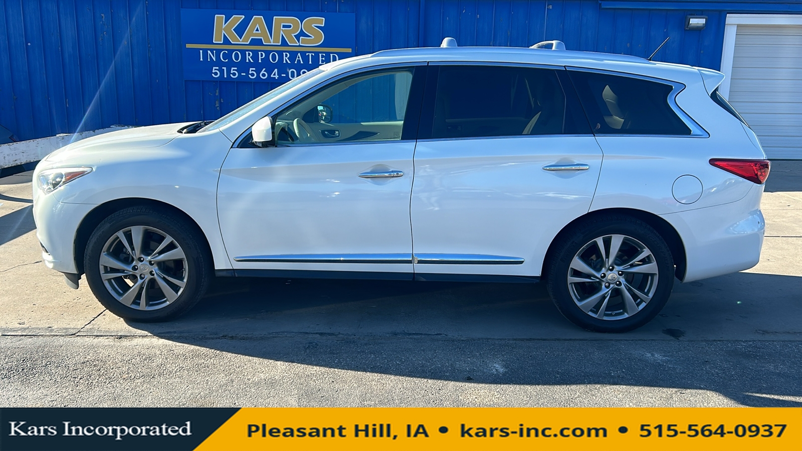 2013 Infiniti JX35  - D08068P  - Kars Incorporated