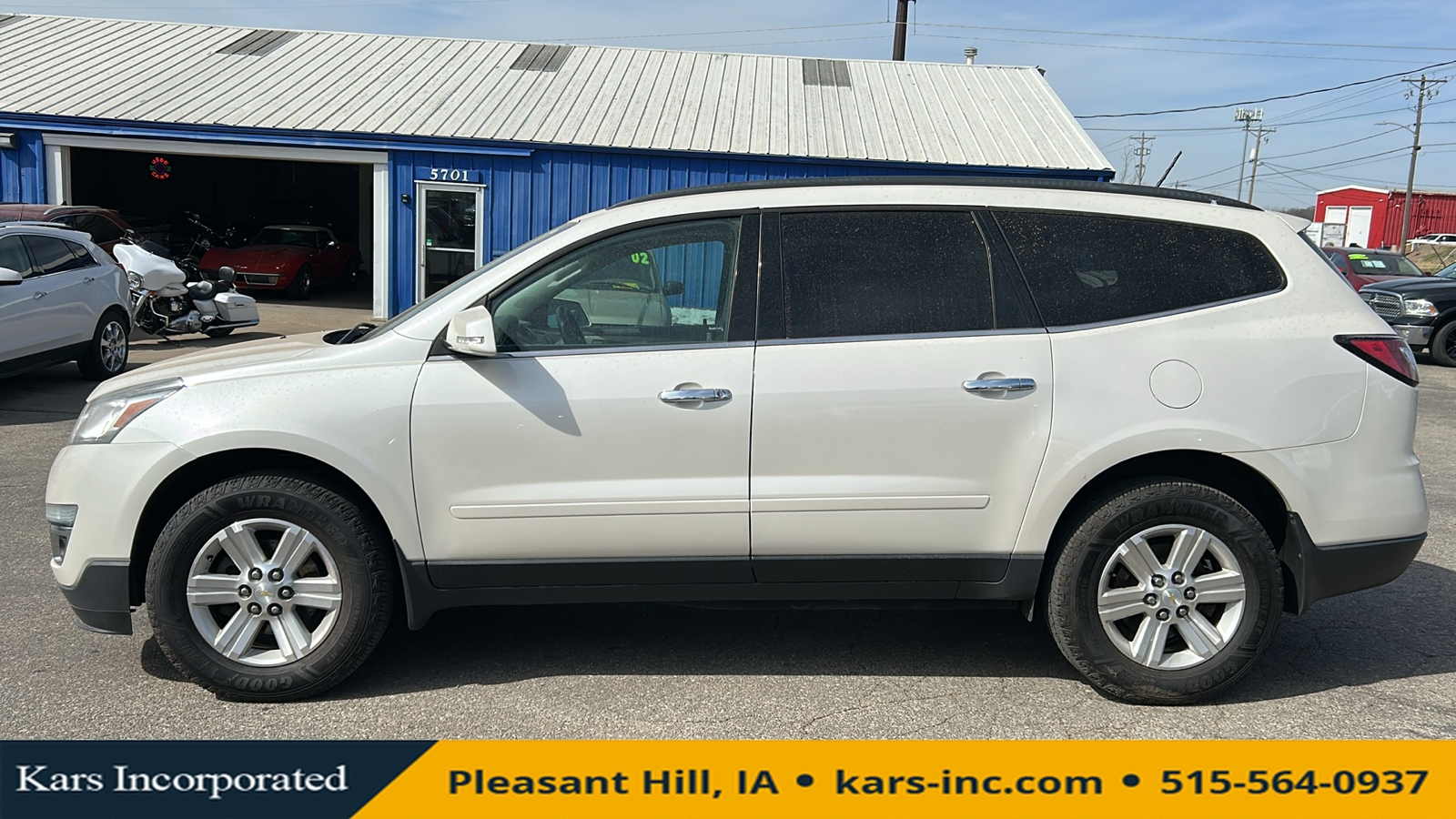 2014 Chevrolet Traverse LT AWD  - E55554P  - Kars Incorporated