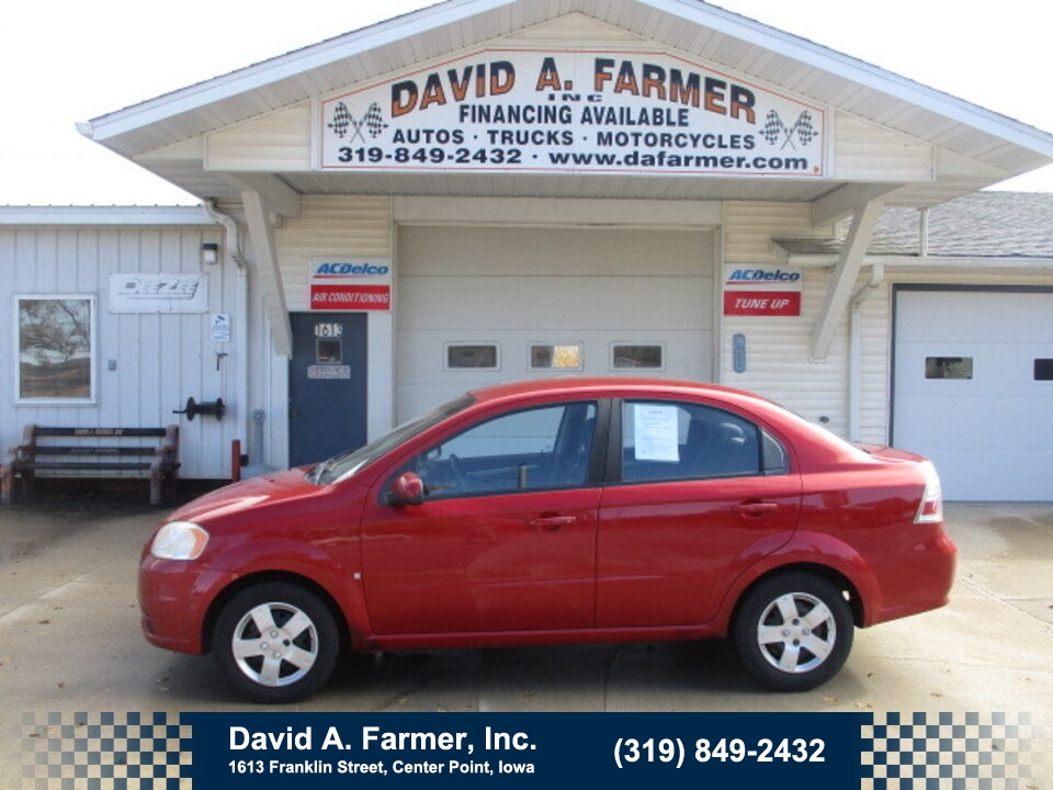 2009 Chevrolet Aveo LT 4 Door**Low Miles/101K**  - 5393  - David A. Farmer, Inc.