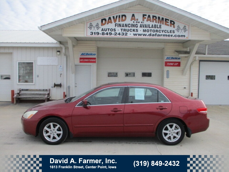 2003 Honda Accord EX 4 Door FWD**1 Owner/Low Miles/92K**  - 5970  - David A. Farmer, Inc.