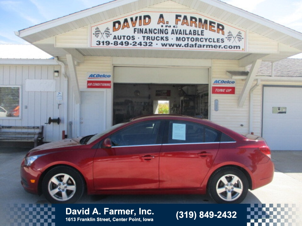 2012 Chevrolet Cruze LT 4 Door FWD**Low Miles/84K/Remote Start**  - 5892  - David A. Farmer, Inc.