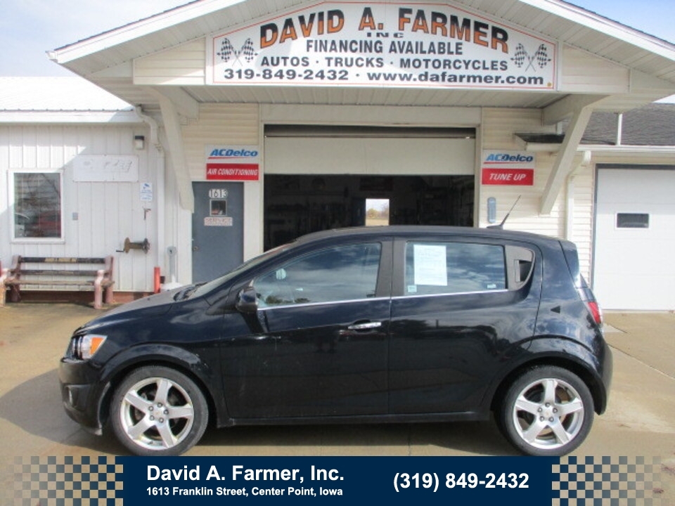 2012 Chevrolet Sonic Hatchback LTZ 5 Door FWD**1 Owner/Low Miles/105K**  - 5673  - David A. Farmer, Inc.