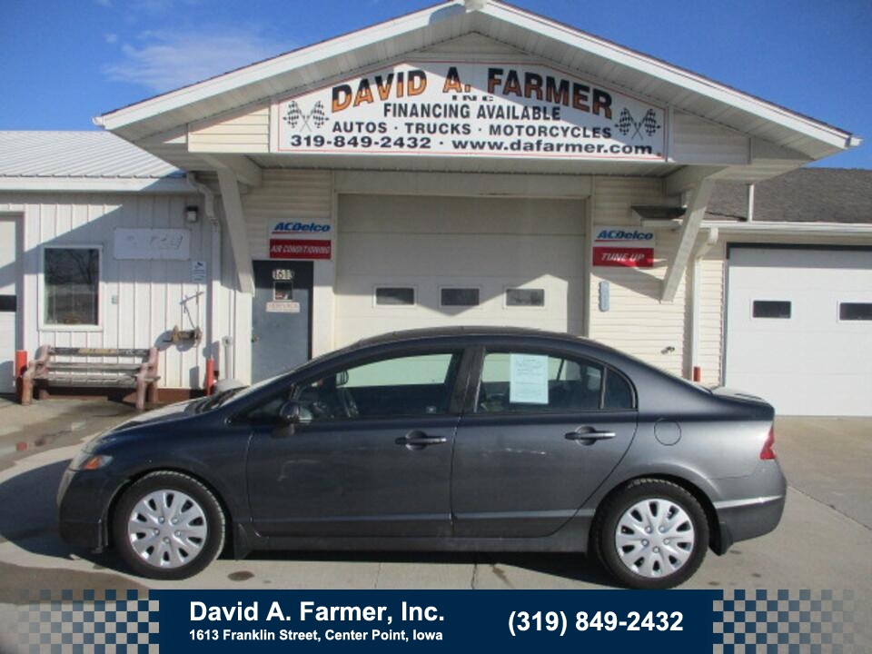 2009 Honda Civic EX 4 Door FWD**1 Owner/Low Miles/117K**  - 5696  - David A. Farmer, Inc.