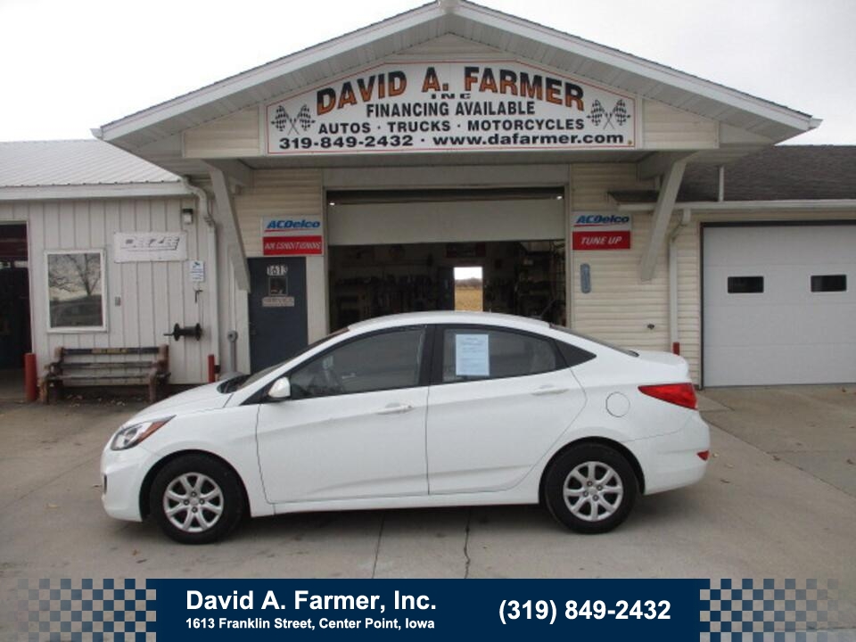 2013 Hyundai Accent GLS 4 Door**Low Miles/105K/**37 MPG**  - 5406  - David A. Farmer, Inc.