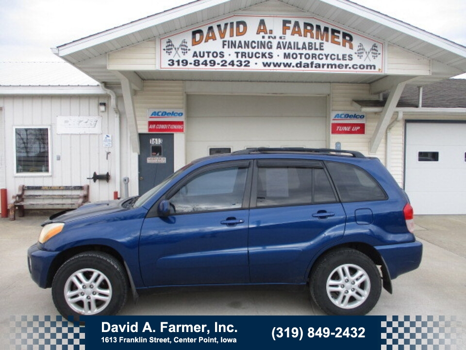 2002 Toyota Rav4 L 4 Door FWD**Low Miles/105K**  - 5529  - David A. Farmer, Inc.
