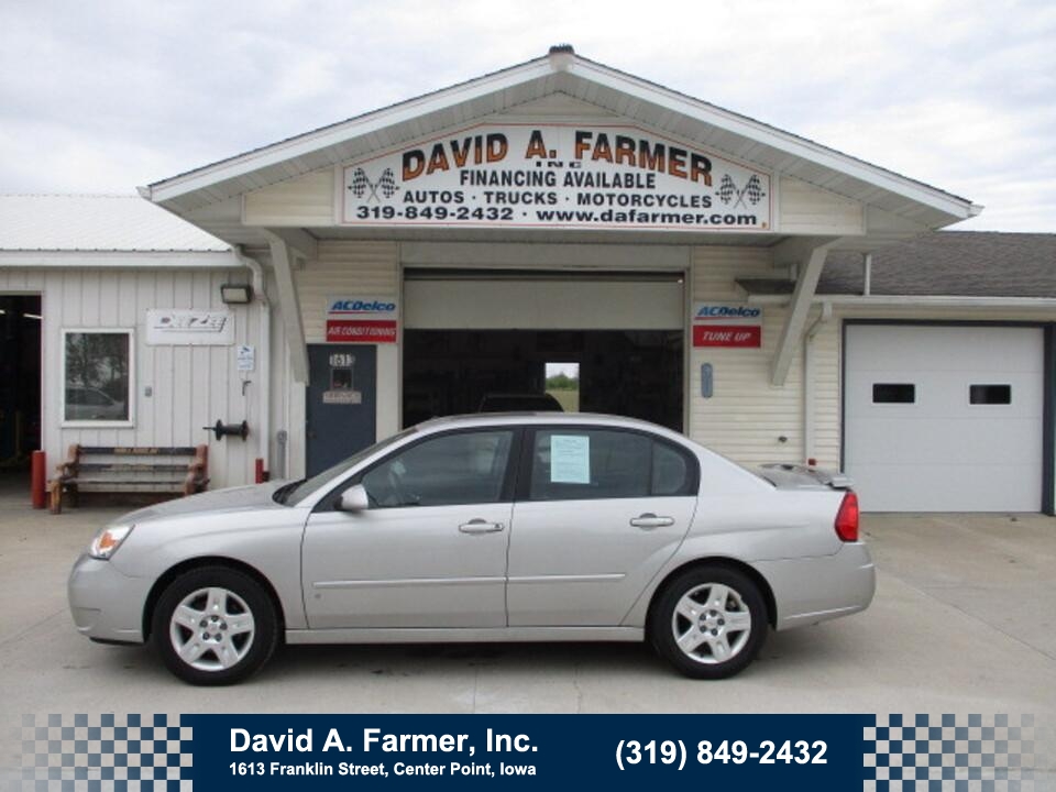 2007 Chevrolet Malibu LT 4 Door**1 Owner/Low Miles/116K/Sunroof**  - 5266  - David A. Farmer, Inc.