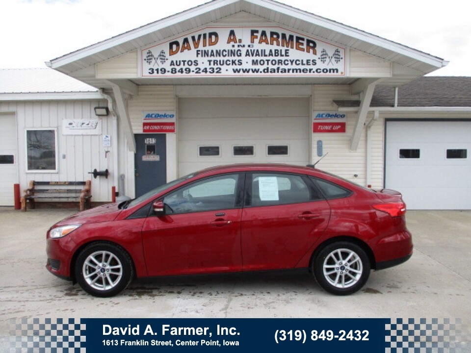 2016 Ford Focus SE 4 Door**2 Owner/Heated Seats/Low Miles/99K**  - 5199  - David A. Farmer, Inc.