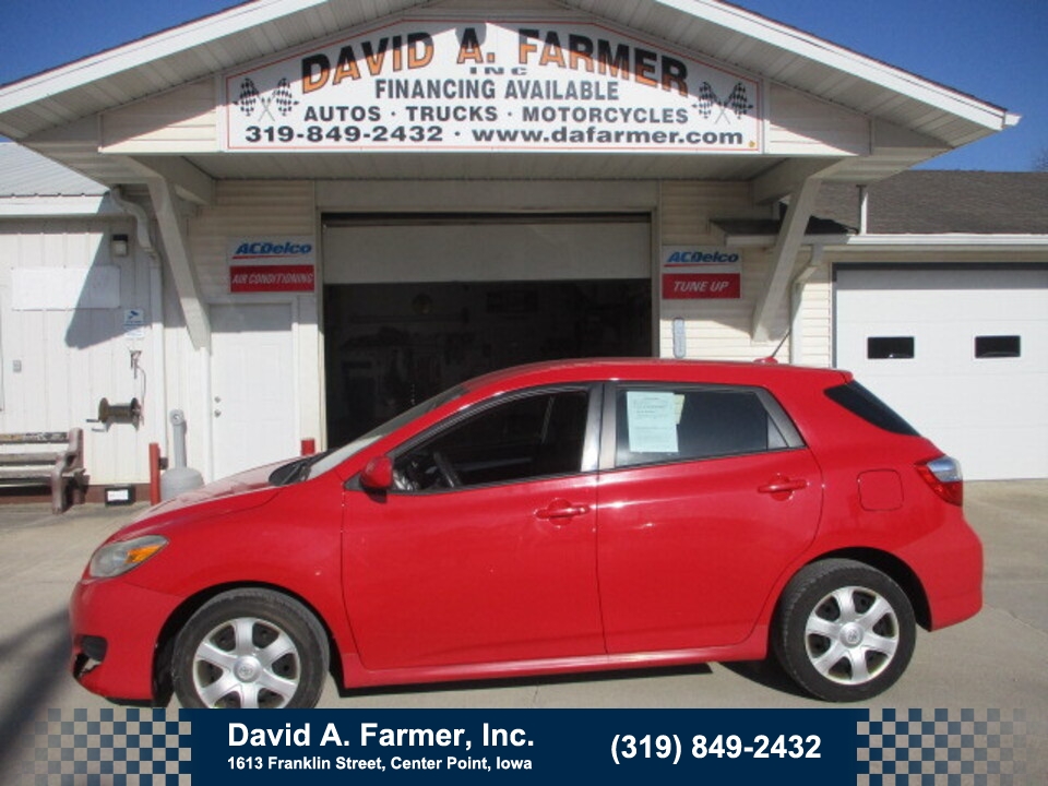 2009 Toyota Matrix Base 4 Door Hatchback FWD**1 Owner/Low Miles/122K*  - 6015  - David A. Farmer, Inc.