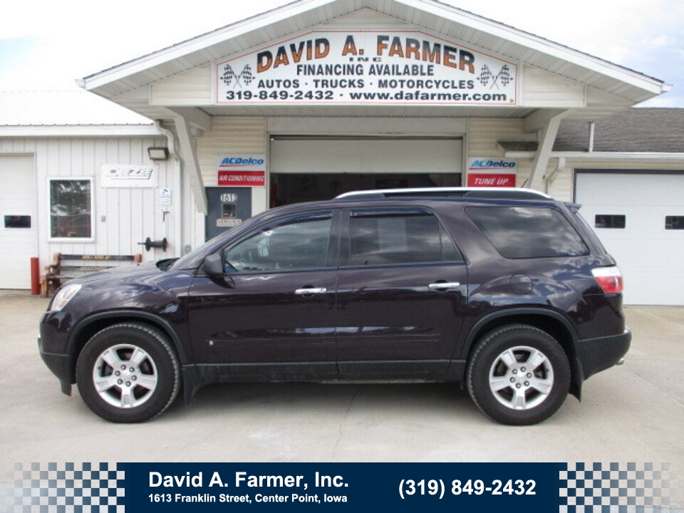 2009 GMC Acadia SLE 4 Door AWD**1 Owner/Low Miles/117K**  - 5283  - David A. Farmer, Inc.