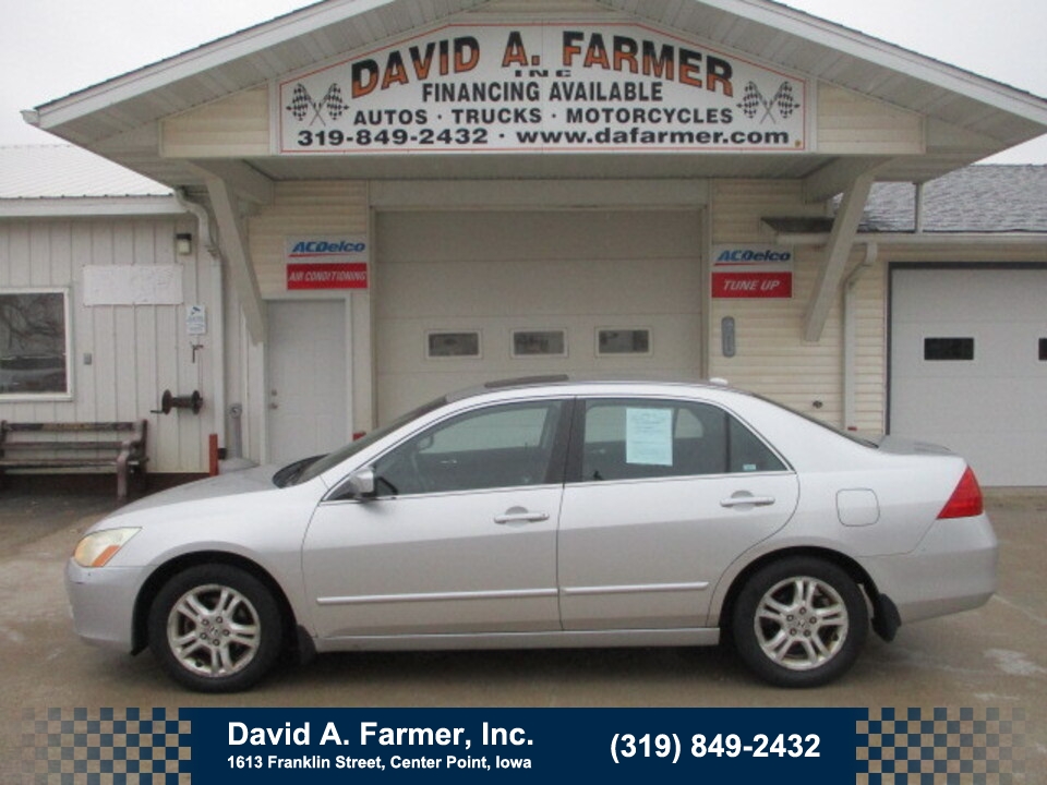 2006 Honda Accord EX=L 4 Door FWD**Loaded/Sunroof/Leather**  - 5947  - David A. Farmer, Inc.