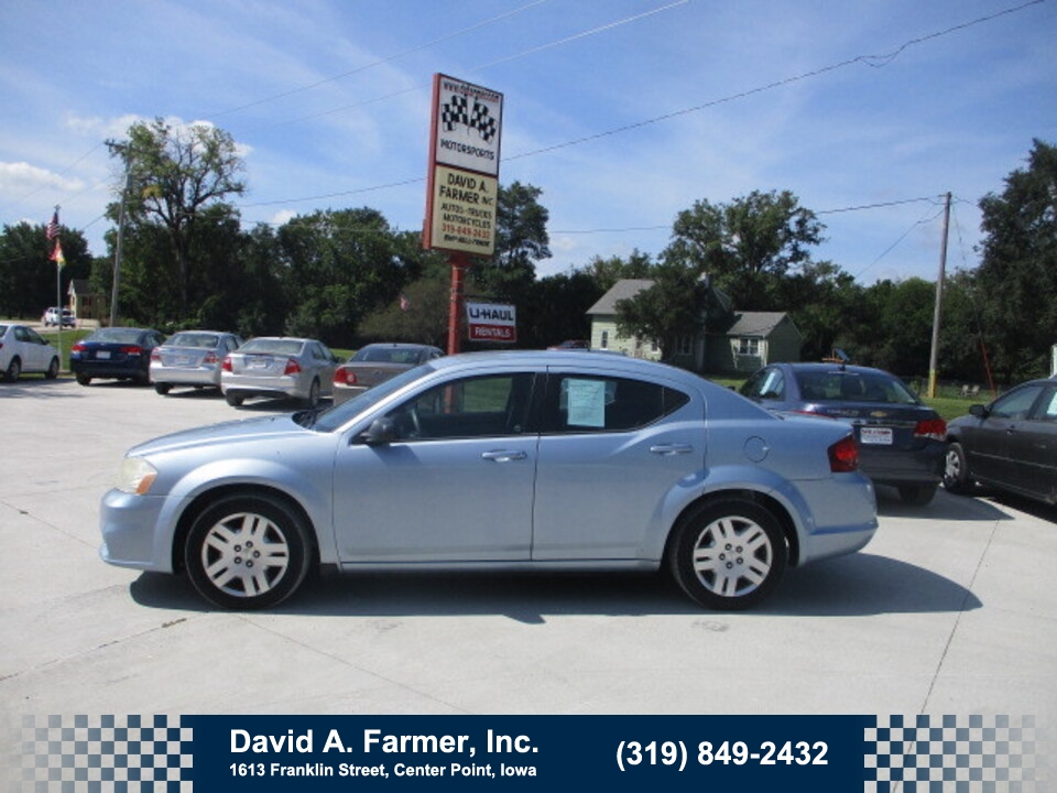 2013 Dodge Avenger SE 4 Door FWD**1 Owner/Low Miles/87K**  - 5886  - David A. Farmer, Inc.