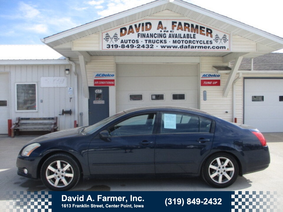 2004 Nissan Maxima SE 4 Door FWD**1 Owner/Low Miles/100K**  - 5759  - David A. Farmer, Inc.