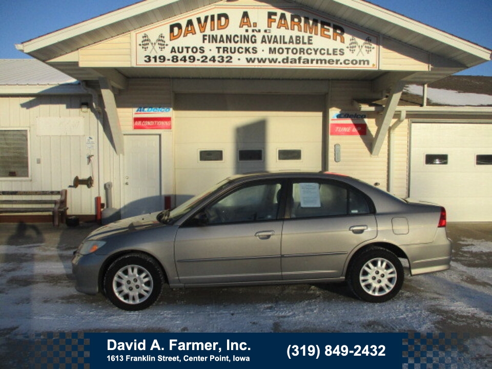 2004 Honda Civic LX 4 Door FWD**Sharp/Clean/Rust Free**  - 5966  - David A. Farmer, Inc.