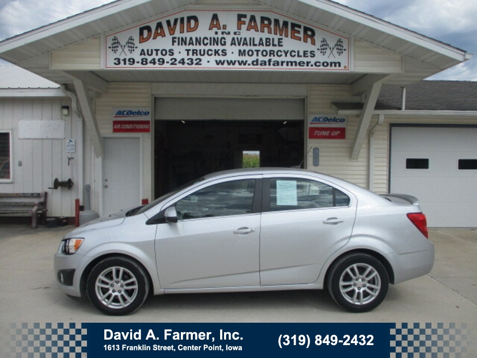 2014 Chevrolet Sonic LT 4 Door FWD**1 Owner/Low Miles/92K**  - 5888  - David A. Farmer, Inc.