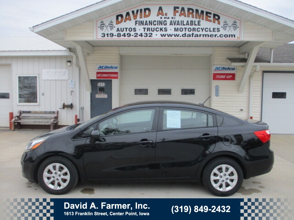 2014 Kia Rio LX 4 Door FWD**1 Owner/Low Miles/58K**  - 5677  - David A. Farmer, Inc.