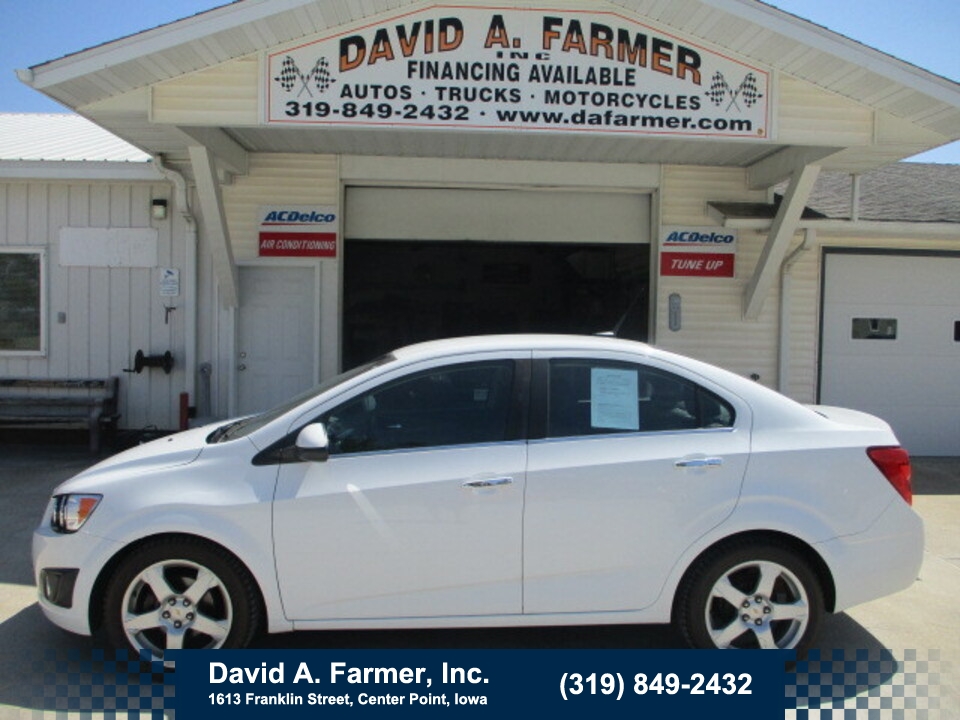2012 Chevrolet Sonic LTZ 4 Door FWD**1 Owner/Low Miles/49K**  - 6051  - David A. Farmer, Inc.