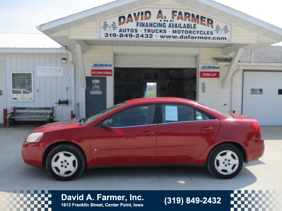 2007 Pontiac G6 Base 4 Door FWD**1 Owner/Low Miles/47K**  - 5617  - David A. Farmer, Inc.