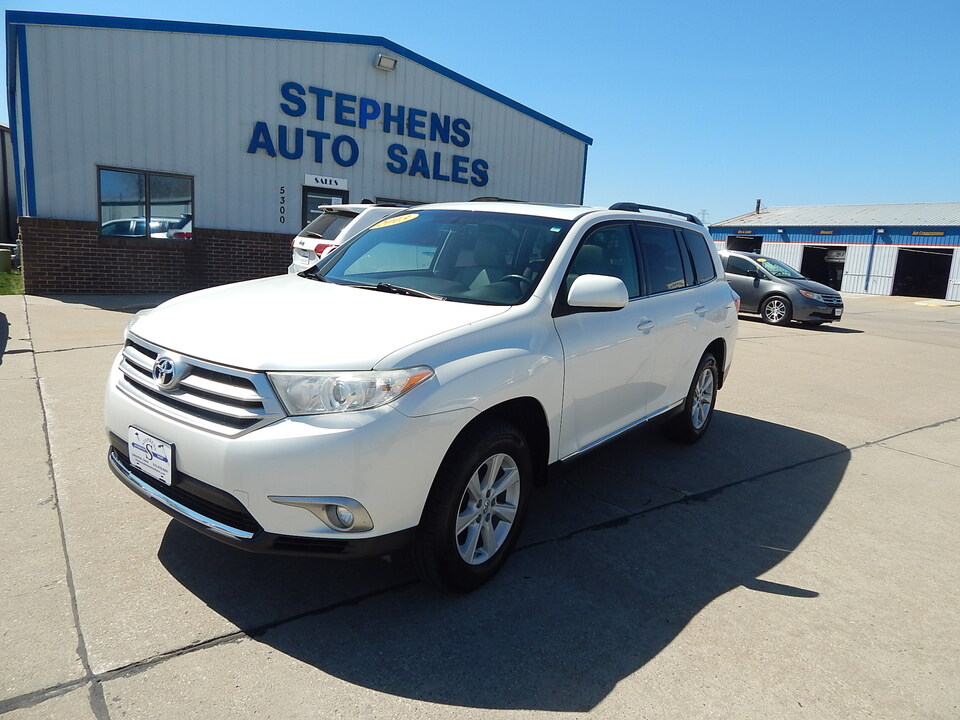 2013 Toyota Highlander  - Stephens Automotive Sales