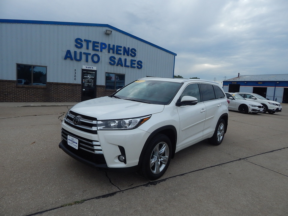 2018 Toyota Highlander Limited  - 494028  - Stephens Automotive Sales