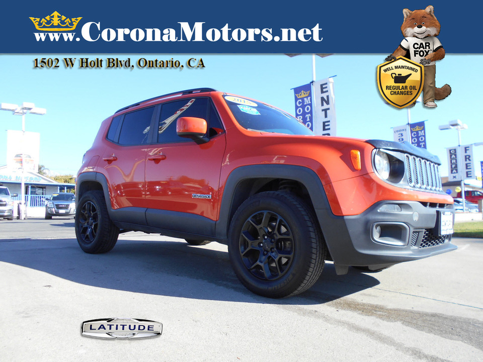 2015 Jeep Renegade Latitude  - 13267  - Corona Motors