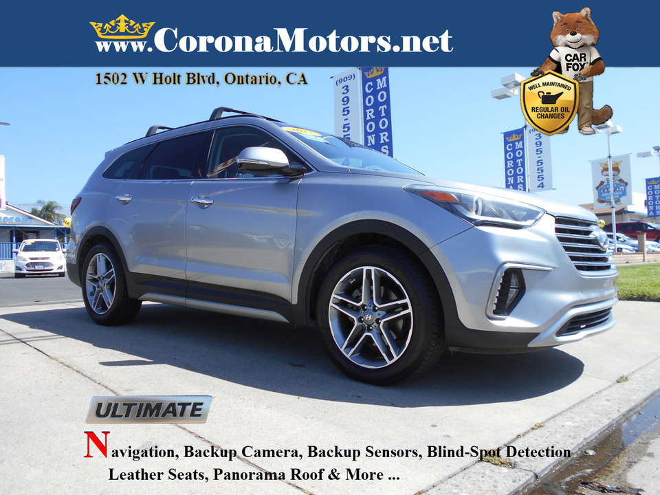 2017 Hyundai Santa Fe Limited Ultimate  - 13693  - Corona Motors
