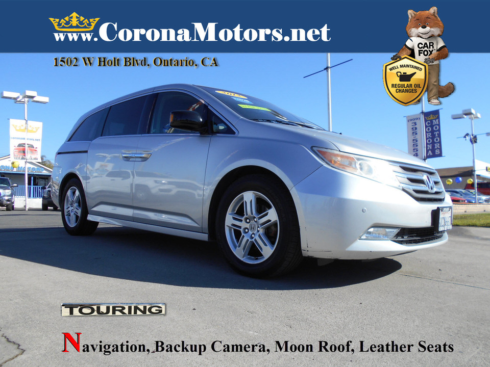 2012 Honda Odyssey Touring  - 13293  - Corona Motors