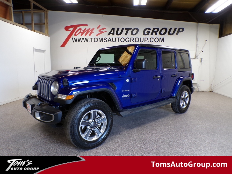 2018 Jeep Wrangler Sahara  - W48104  - Tom's Auto Group