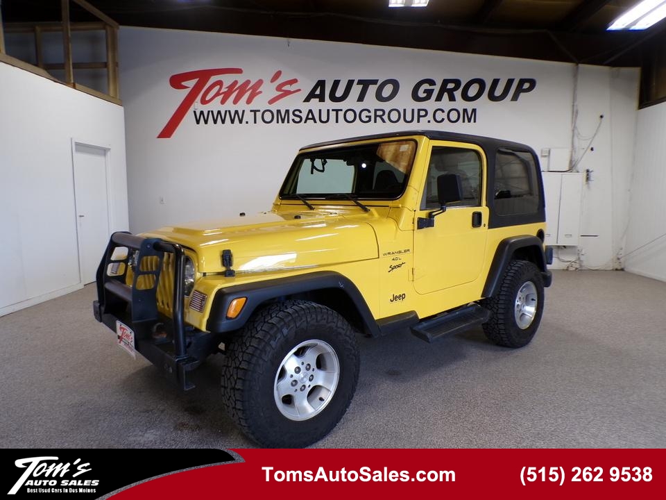 2001 Jeep Wrangler Sport  - 33880L  - Tom's Auto Sales, Inc.