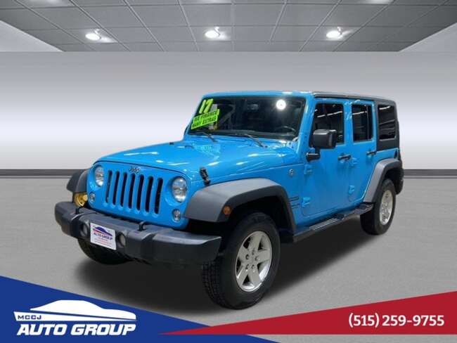 2017 Jeep WRANGLER UNLIMI SPORT for Sale  - 104420  - MCCJ Auto Group