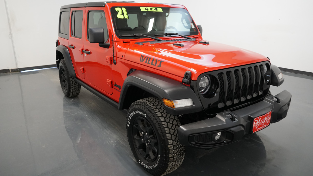 2021 Jeep Wrangler Unlimited Willys  - CHY11140A  - C & S Car Company II