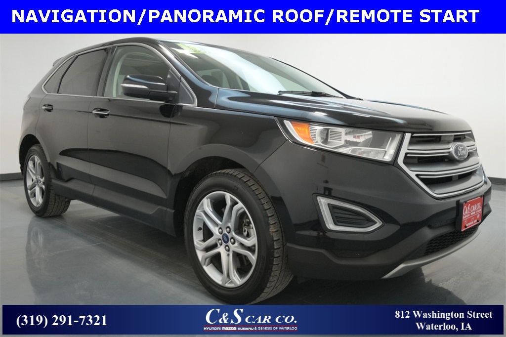 2018 Ford Edge Titanium AWD  - FSB11487B  - C & S Car Company II