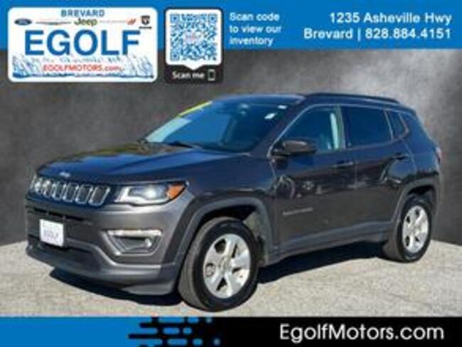 Used 2018 Jeep Compass Latitude with VIN 3C4NJDBB2JT333071 for sale in Brevard, NC