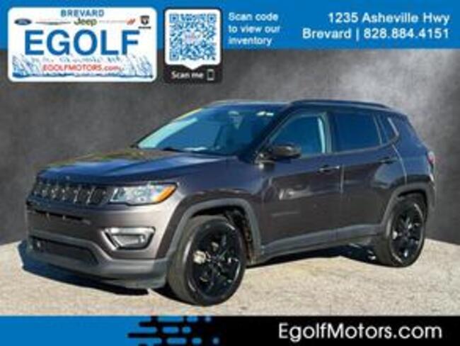 Used 2021 Jeep Compass Altitude with VIN 3C4NJDBB6MT526165 for sale in Brevard, NC