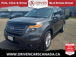 2015 Ford Explorer LIMITED  - Leather Seats -  Bluetooth - $257 B/W 4  - 3452TA  - Driven Cars Canada