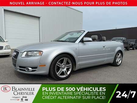 2008 Audi A4 2.0T CABRIOLET CUIR GRIS TRACTION MAGS PROPRE for Sale  - BC-40401B  - Blainville Chrysler