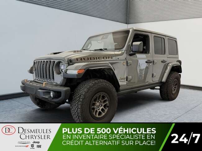 2022 Jeep Wrangler Unlimited Rubicon 392 4x4 Moteur 6,4l hemi Cuir for Sale  - DC-S5597  - Blainville Chrysler