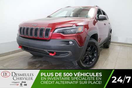 2020 Jeep Cherokee Trailhawk 4X4   UCONNECT 8.4PO   SEMI CUIR  CAMÉRA for Sale  - DC-S3914  - Desmeules Chrysler